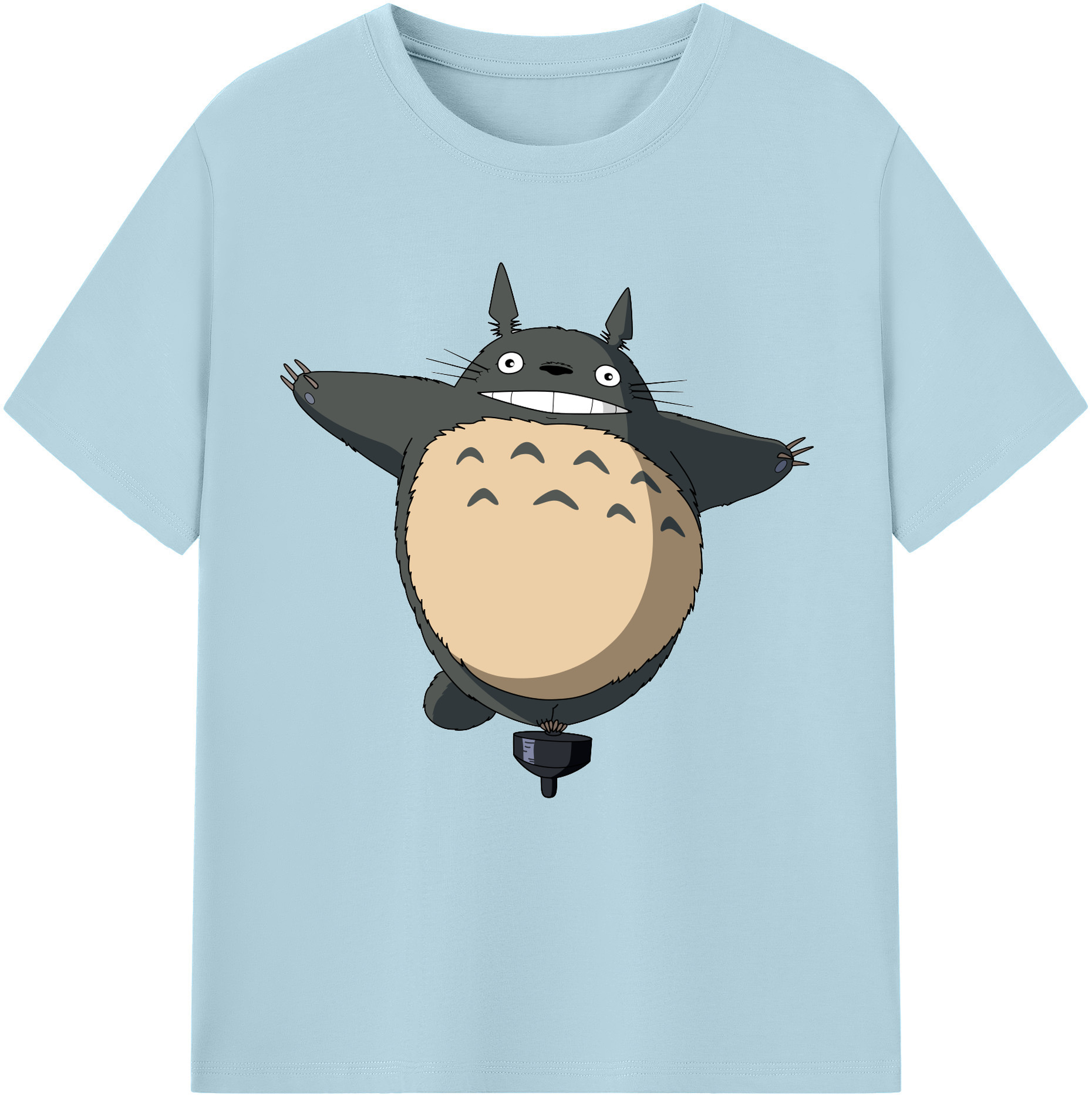 （画像用） となりのトトロ 草壁メイ 草壁サツキ My Neighbor Totoro Satsuki Kusakabe Mei Kusakabe 綿100％半袖Tシャツ（フロントプリント）
